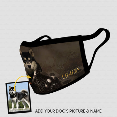 Personalized Dog Gift Idea - Royal Dog's Portrait 76 For Dog Lovers - Cloth Mask